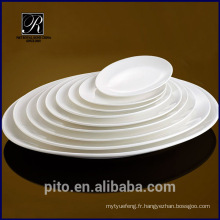 Plateau en forme de porcelaine P &amp; T, plats de poisson, plat de partage de plaques de service